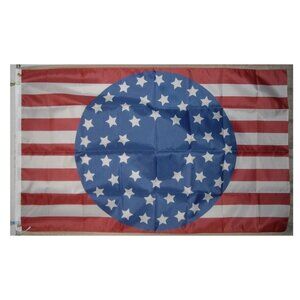 Watchmen 51 Star USA 3'x5' Flag Banner Ozymandias Doctor Manhattan Rorschach